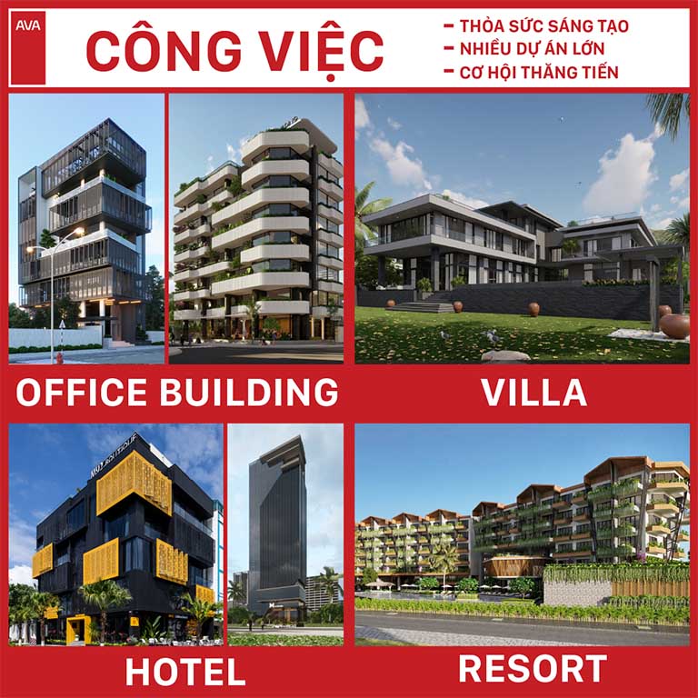 Công việc AVA Architects