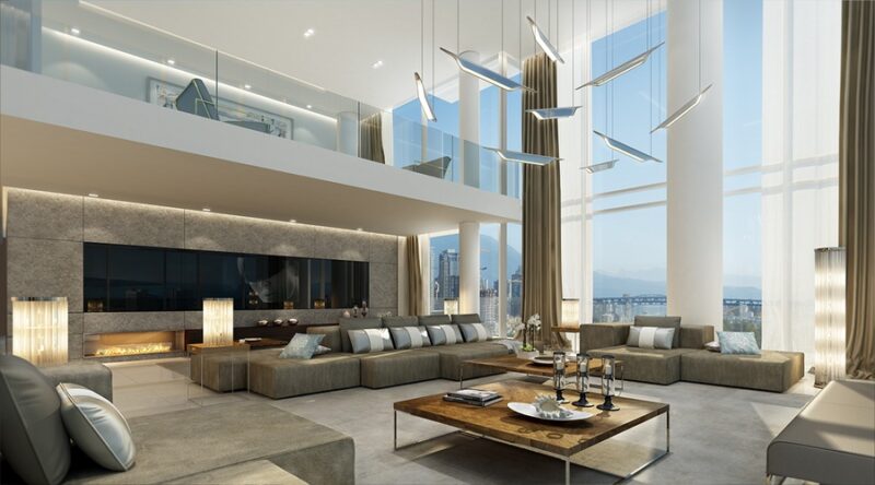 Thiết kế cơ bản của căn hộ Penthouse