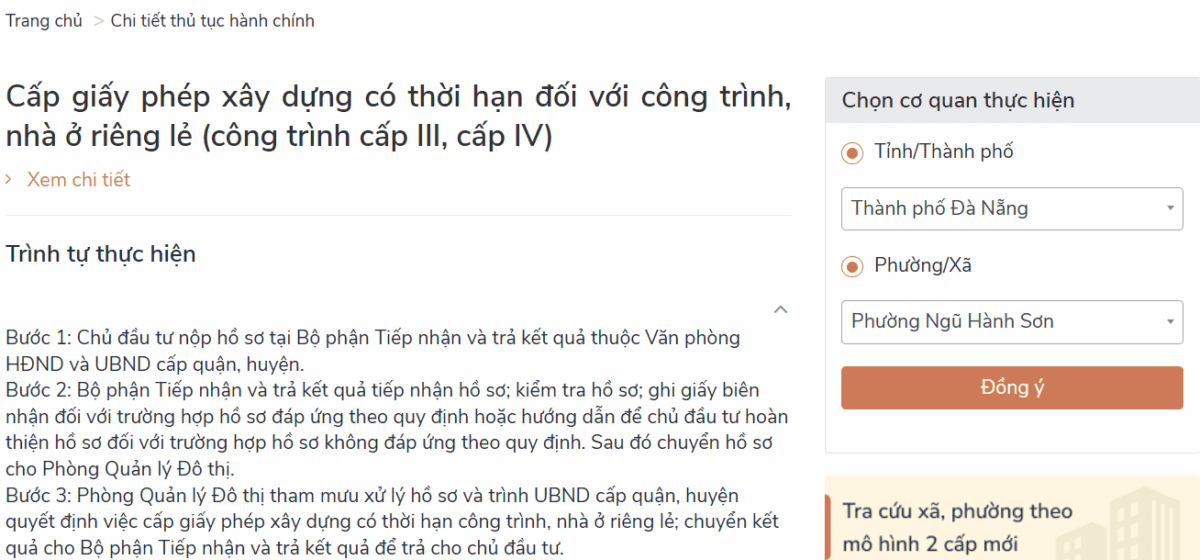 Cách nộp hồ sơ xin giấy phép xây dựng online tại Đà Nẵng 8 Các bước nộp hồ sơ xin phép xây dựng online
