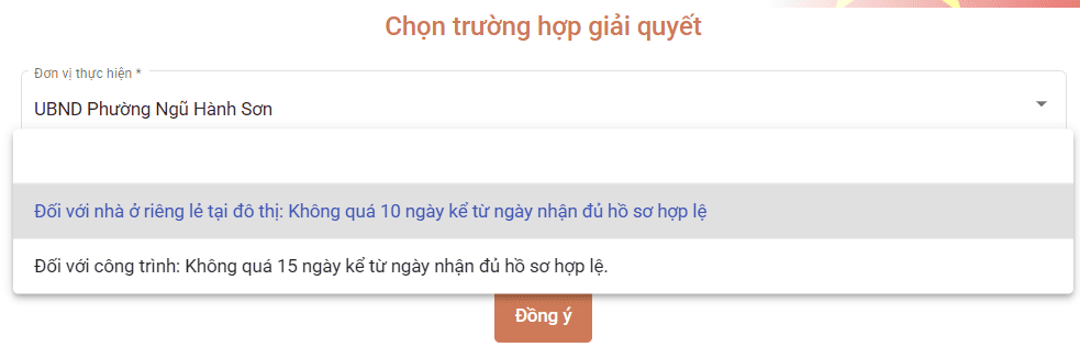 Cách nộp hồ sơ xin giấy phép xây dựng online tại Đà Nẵng 10 Các bước nộp hồ sơ xin phép xây dựng online 4
