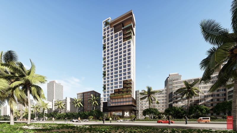 Đơn vị thi công khách sạn Đà Nẵng uy tín - AVA Architects 19 M Beach Building 1
