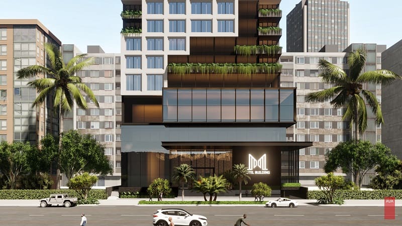 Đơn vị thi công khách sạn Đà Nẵng uy tín - AVA Architects 20 M Beach Building 2