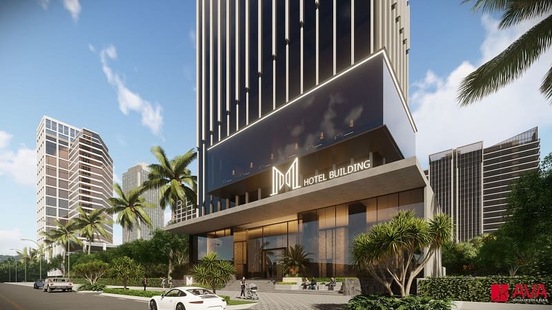 Đơn vị thi công khách sạn Đà Nẵng uy tín - AVA Architects 10 M Beach Hotel 2