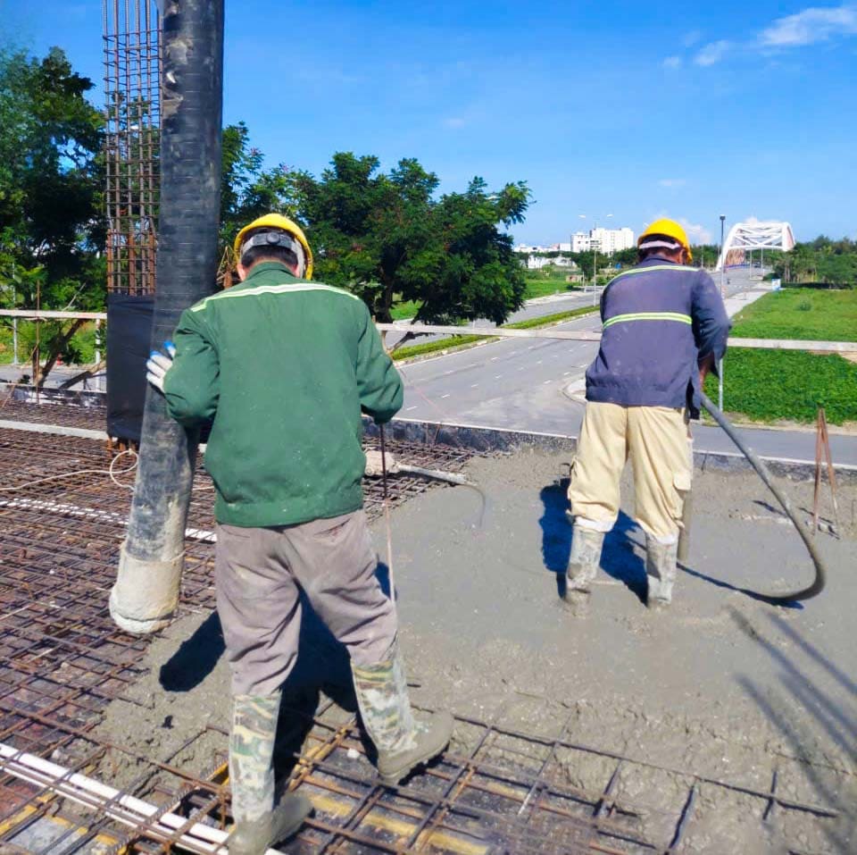 bê tông trộn tay