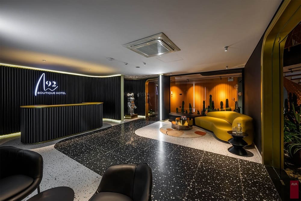 Mẫu thiết kế sảnh khách sạn