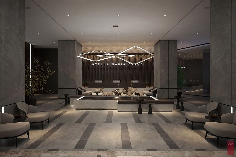 thiết kế sảnh khách sạn