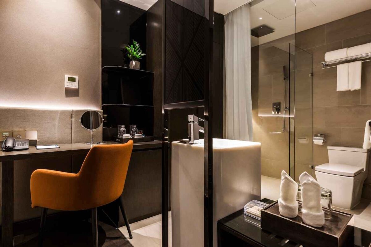 Mẫu thiết kế phòng tắm khách sạn