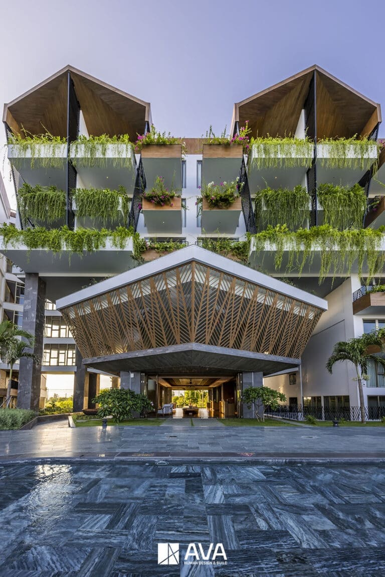 Không gian của khách sạn nghỉ dưỡng