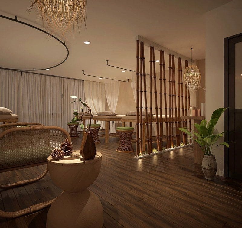 Không gian khách sạn sức khỏe