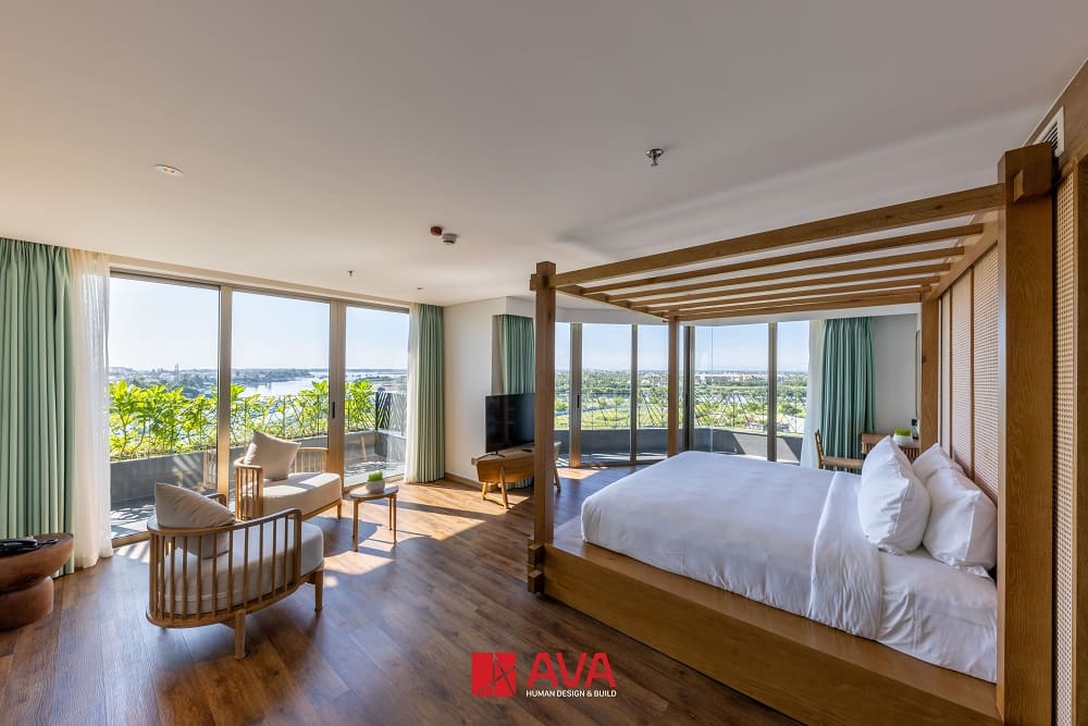 Diện tích phòng khách sạn Deluxe