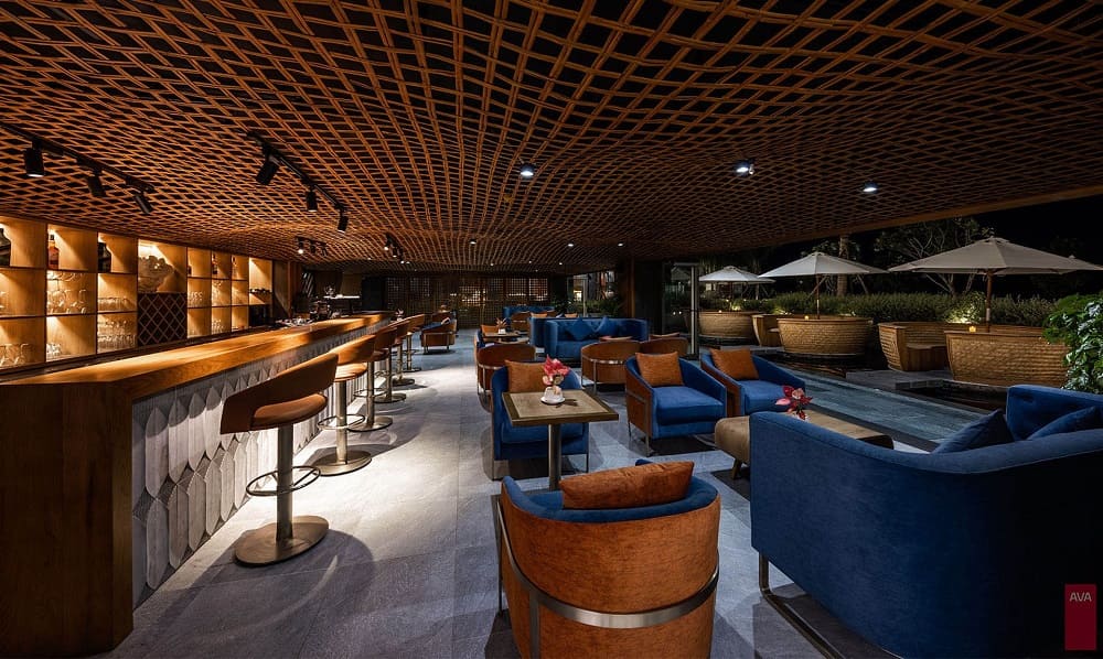 Không gian quầy bar nhà hàng khách sạn