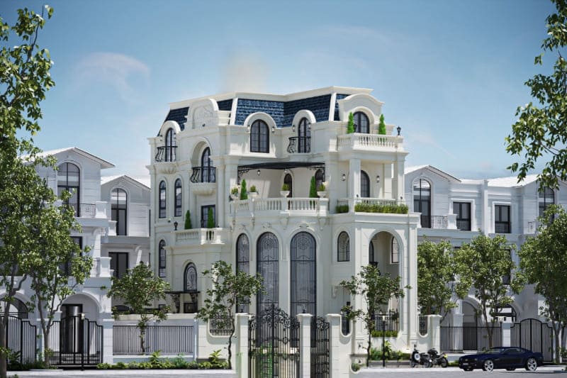 Mẫu mái Mansard 5