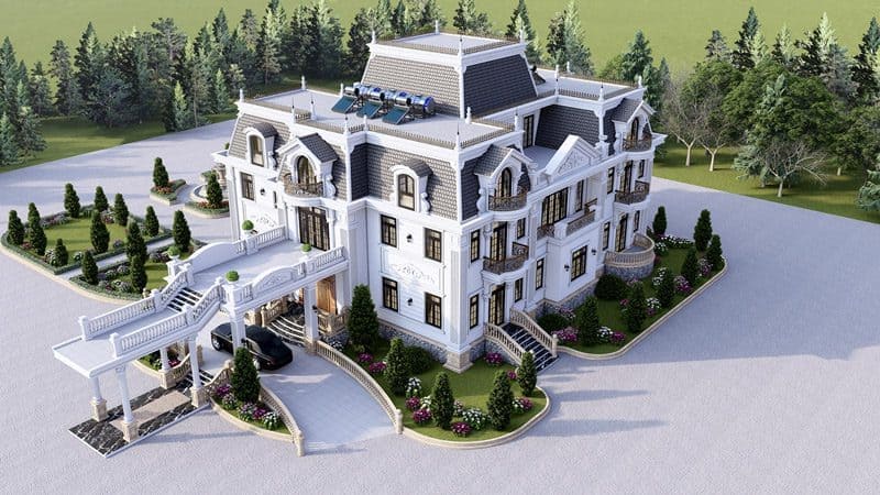 Mẫu mái Mansard 4