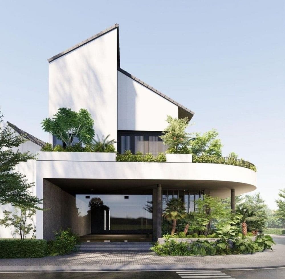 Nhà mái lệch là gì