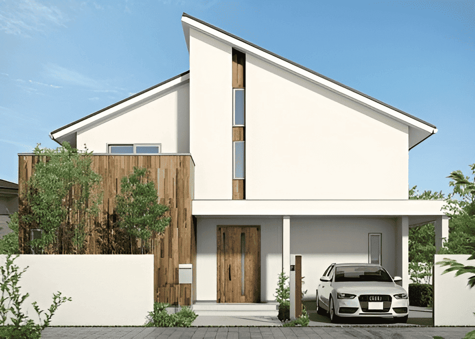 Nhà mái lệch là gì? Ưu điểm của nhà mái lệch 11 Mẫu nhà mái lệch 3