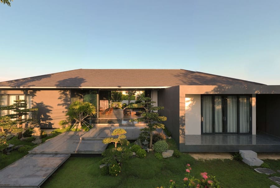 Mẫu nhà mái Nhật 3