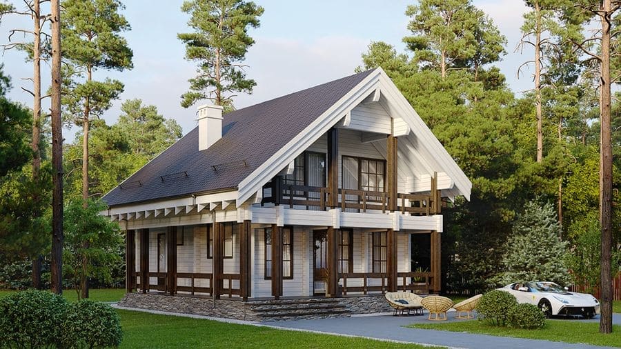 Nhà mái Thái là gì? Ưu và nhược điểm của nhà mái Thái 14 Nhà mái Thái 2 tầng 3