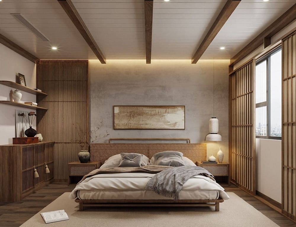 Khách sạn phong cách tối giản