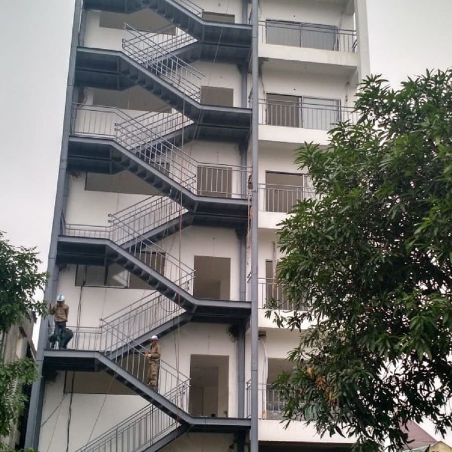 Buồng thang, hành lang, cầu thang thoát hiểm