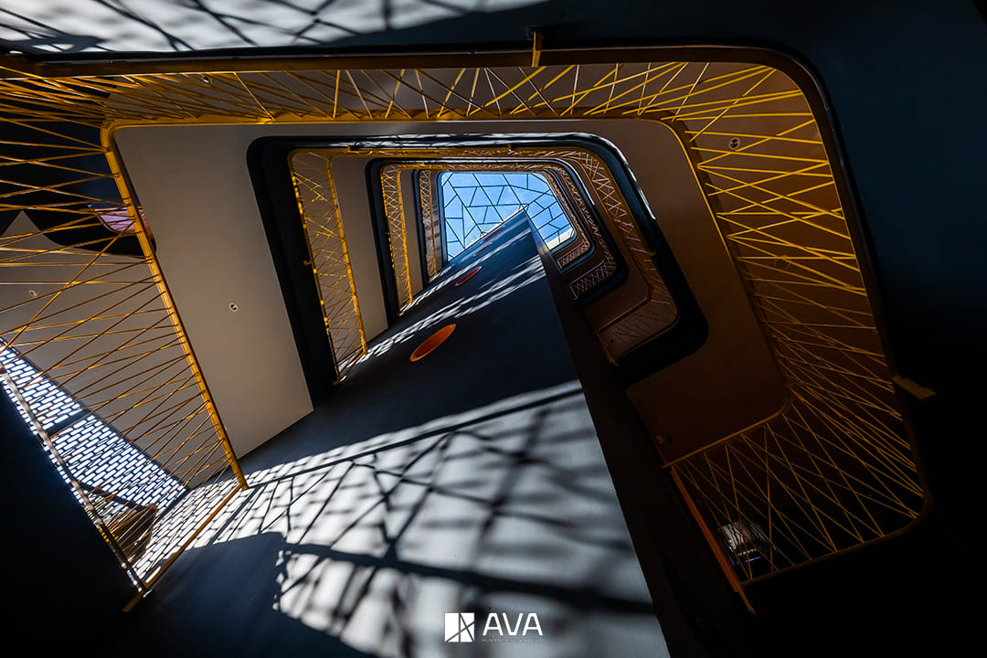 Giếng trời làm nơi thoát hiểm