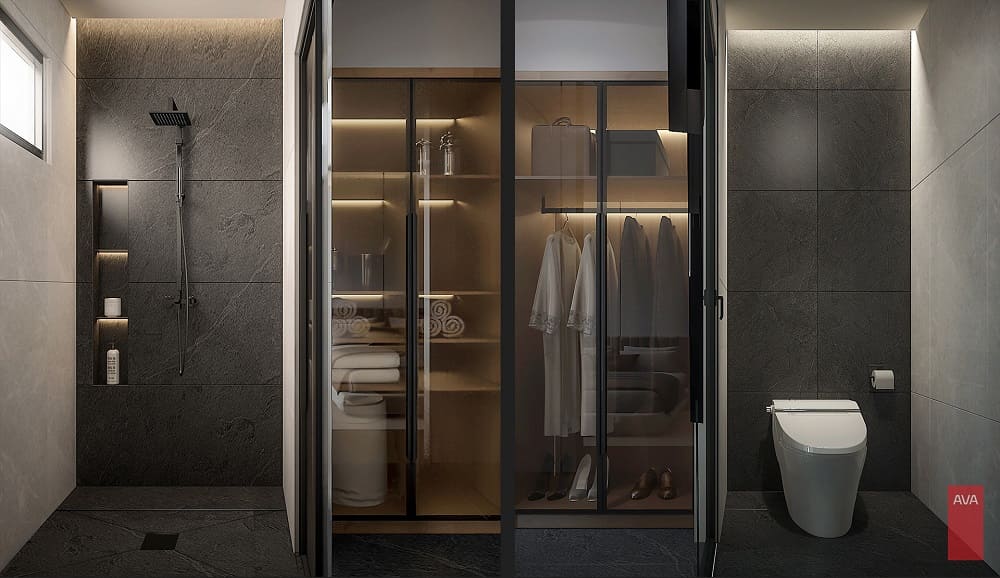 Kích thước nhà vệ sinh, diện tích nhà tắm tiêu chuẩn 9 Diện tích nhà vệ sinh trung bình