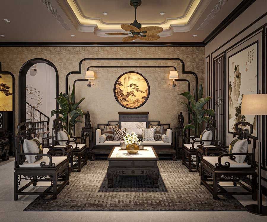 TOP phong cách thiết kế nội thất phổ biến nhất 2026 7 Phong cách thiết kế nội thất Indochine