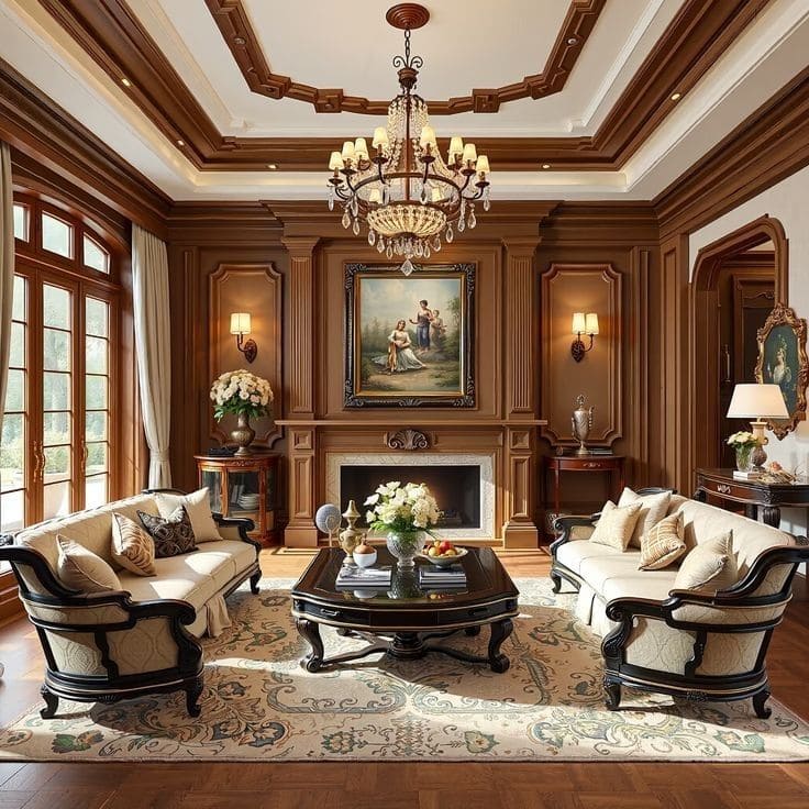 TOP phong cách thiết kế nội thất phổ biến nhất 2026 8 Phong cách thiết kế nội thất Tân cổ điển