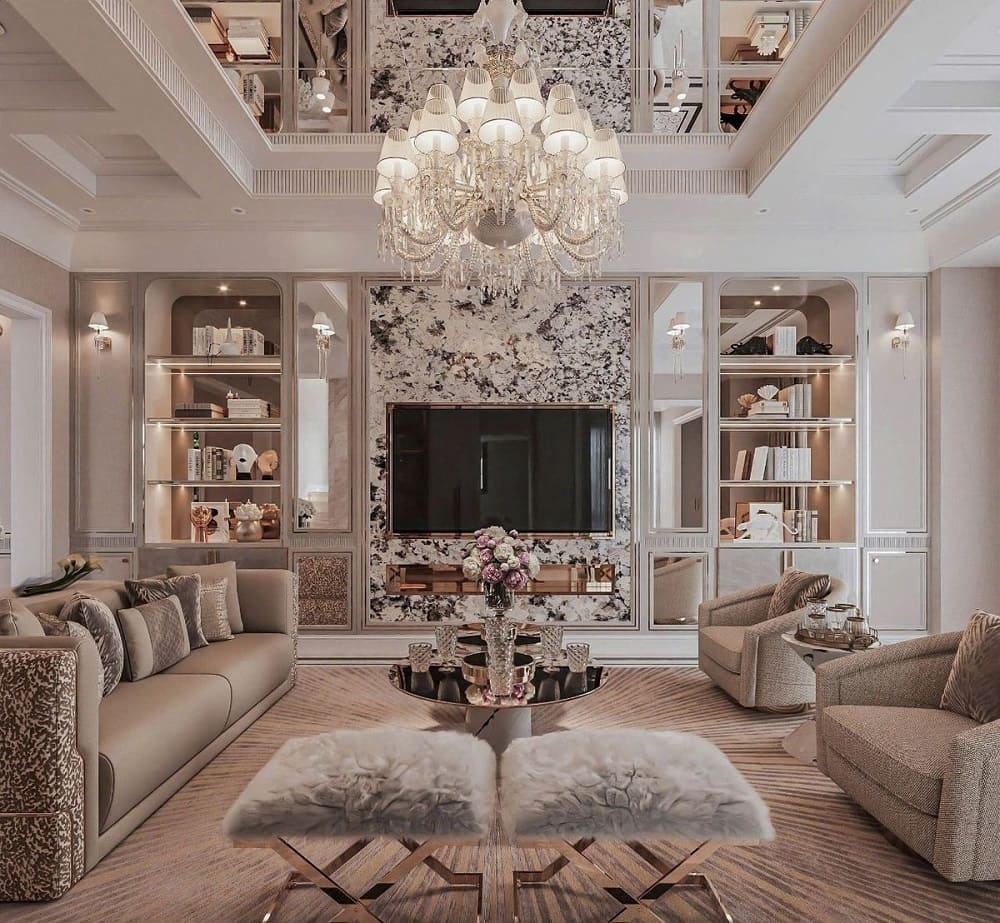TOP phong cách thiết kế nội thất phổ biến nhất 2026 10 Phong cách thiết kế nội thất Luxury 1