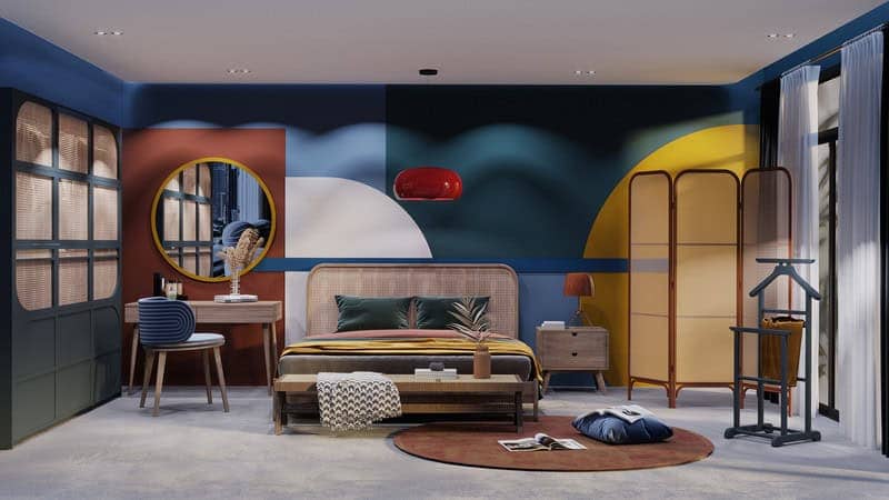 Thiết kế nội thất khách sạn phong cách Retro