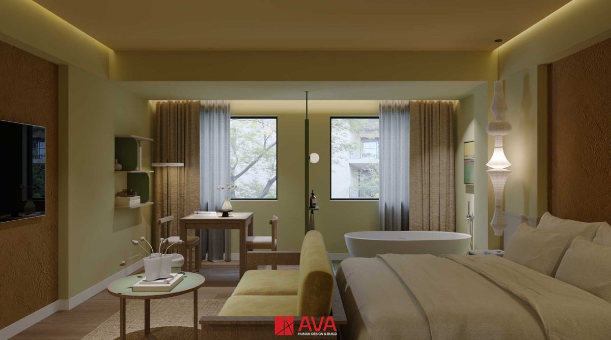 Thiết kế khách sạn theo concept 4 mùa tại AVA Seasons Hotel 8 SPRING Concept - AVA Seasons Hotel
