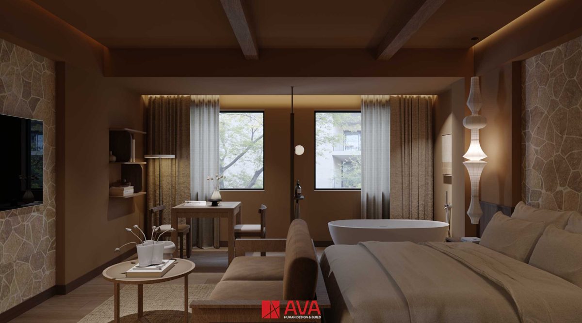 Thiết kế khách sạn theo concept 4 mùa tại AVA Seasons Hotel 16 AUTUMN Concept - AVA Seasons Hotel