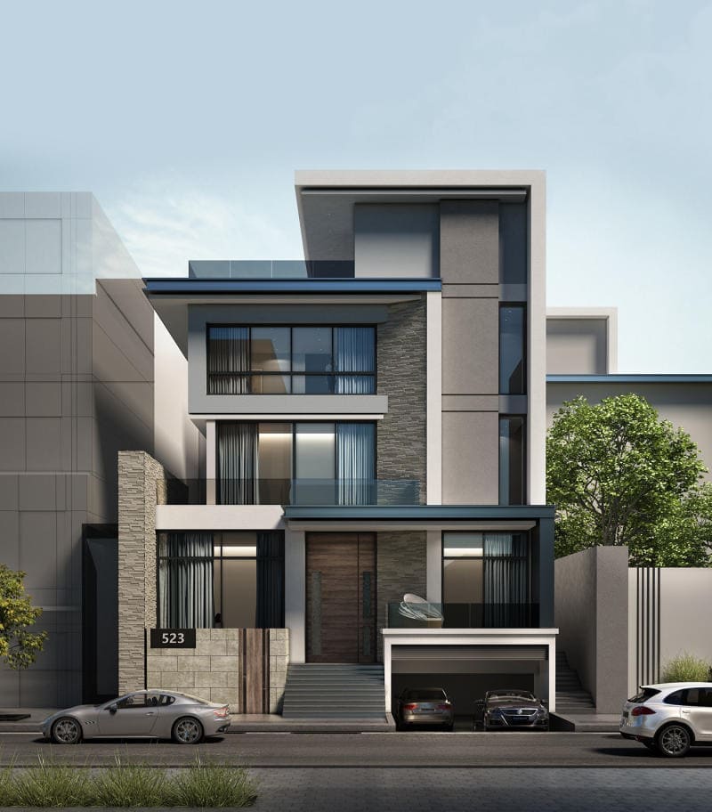 Mẫu biệt thự đẹp 4 tầng