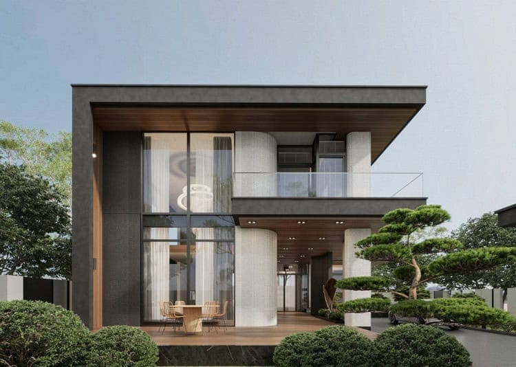 Mẫu biệt thự đẹp 100m2
