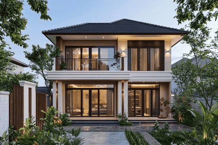 Mẫu biệt thự đẹp 200m2