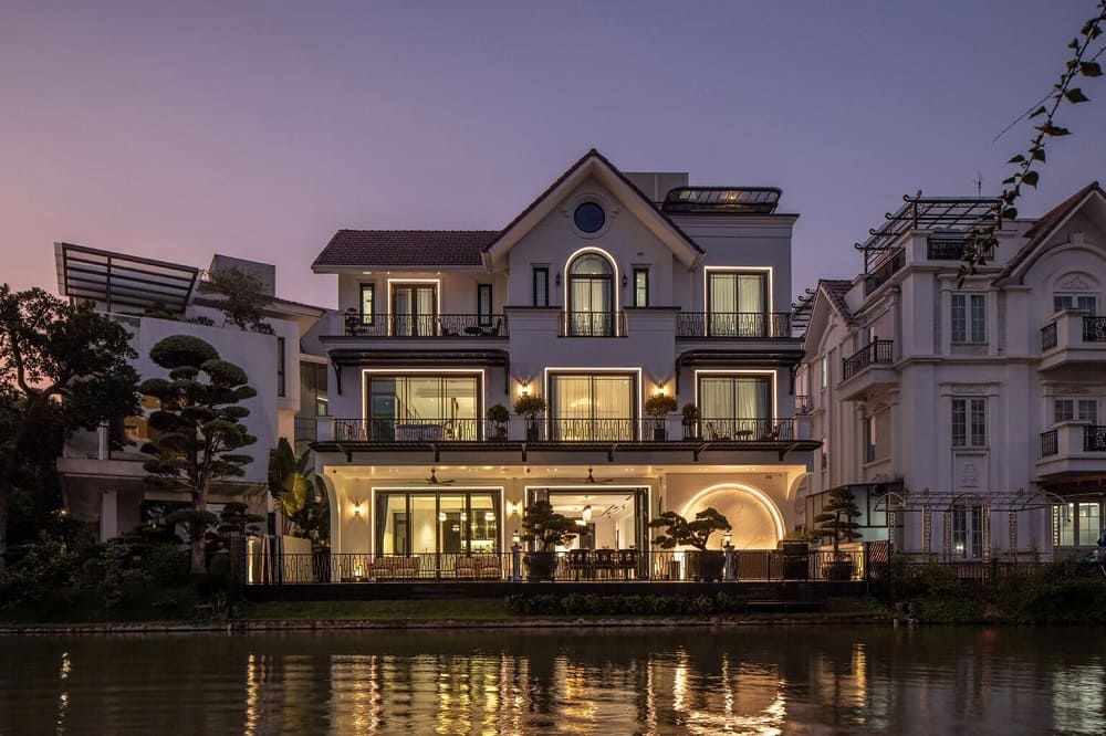 Mẫu biệt thự đẹp mái Thái