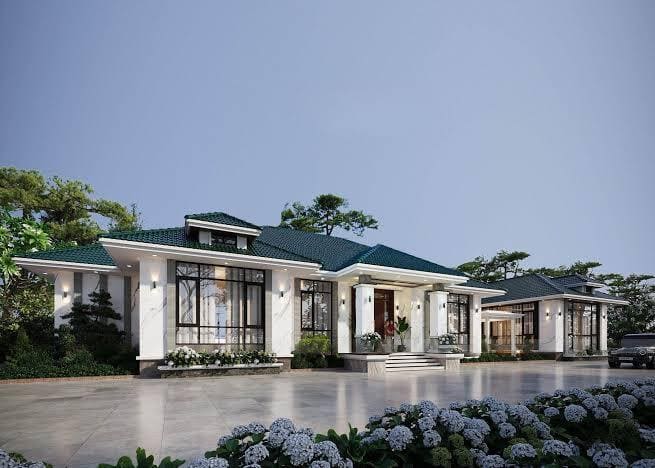Mẫu biệt thự đẹp 1 tầng