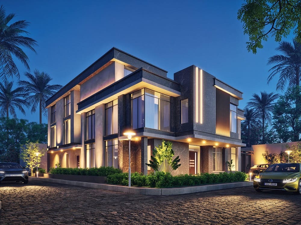 Mẫu biệt thự phố 2 mặt tiền