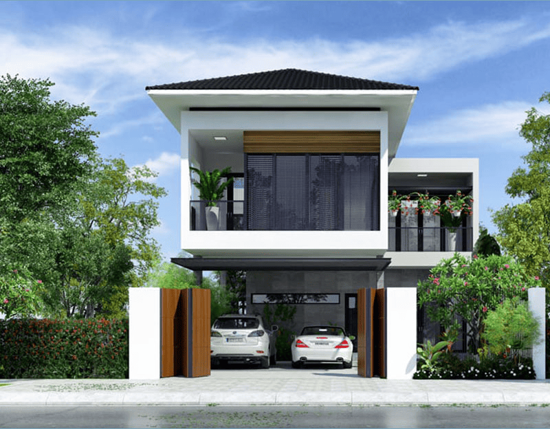 Mẫu biệt thự phố 60m2