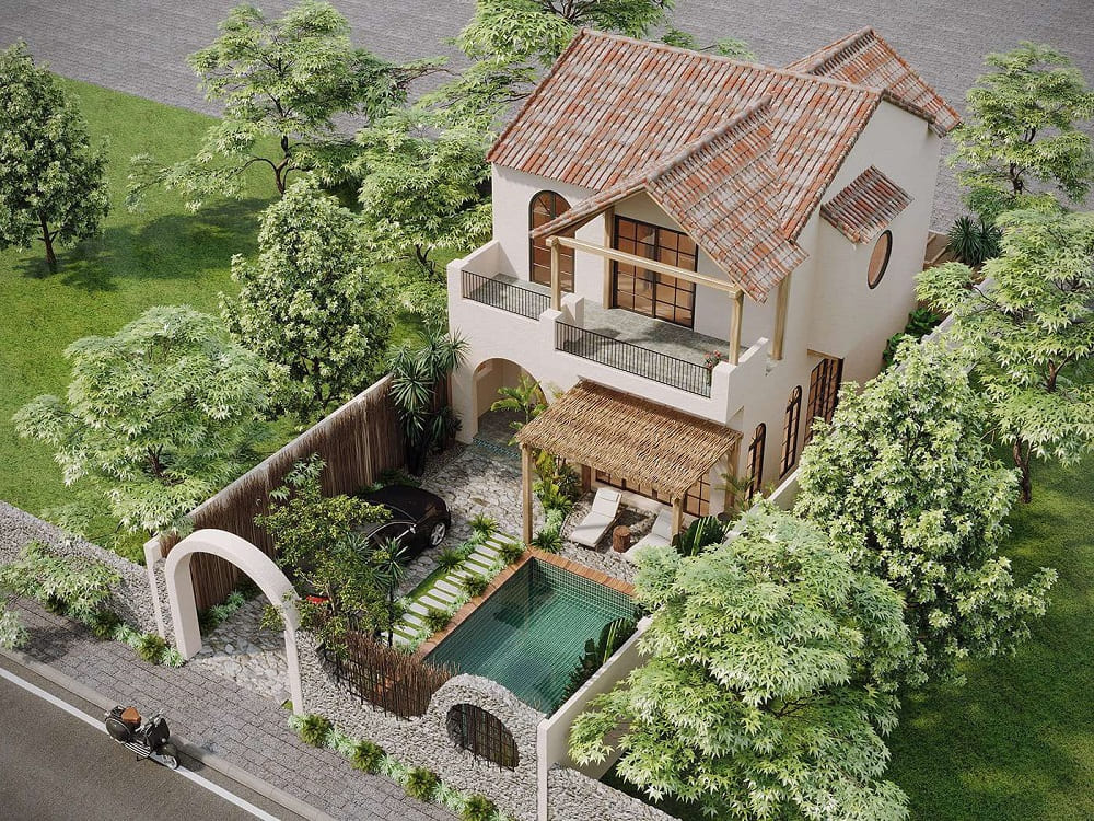 Mẫu biệt thự phố 80m2