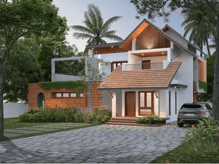 Mẫu biệt thự phố 100m2